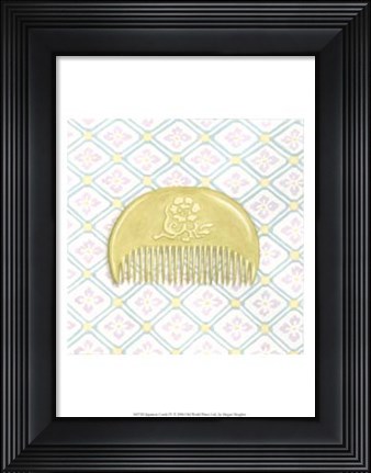 Framed Japanese Comb IV Print