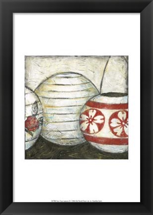 Framed New Year Lanterns II Print