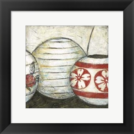 Framed New Year Lanterns II Print