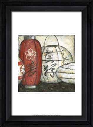 Framed New Year Lanterns III Print