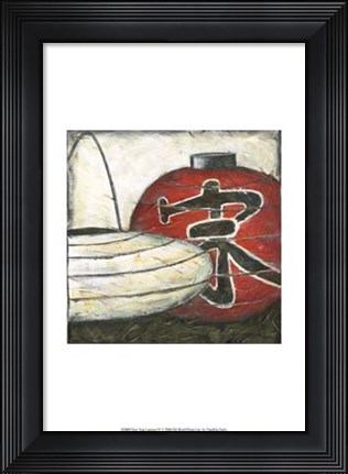 Framed New Year Lanterns IV Print