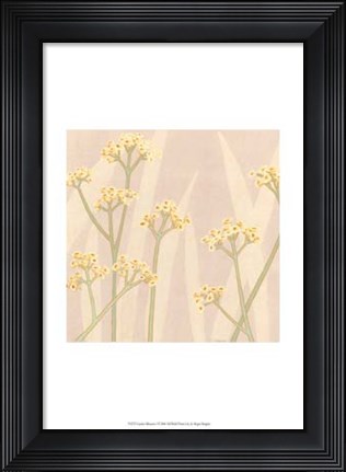 Framed Garden Silhouette I Print