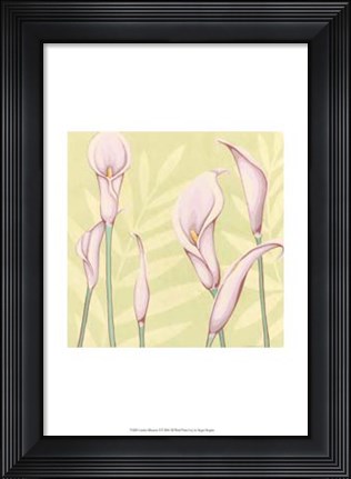 Framed Garden Silhouette II Print