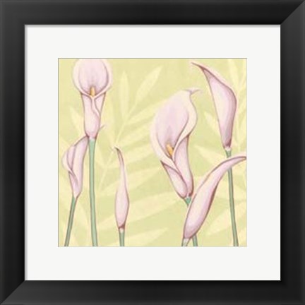 Framed Garden Silhouette II Print