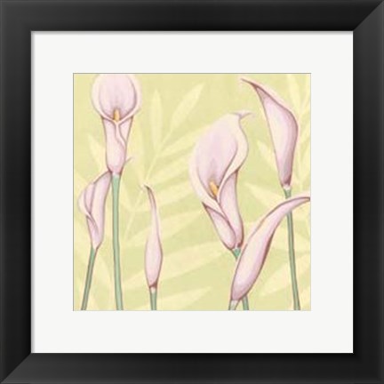 Framed Garden Silhouette II Print