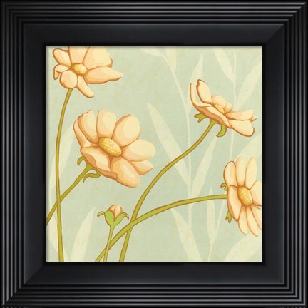 Framed Garden Silhouette III Print