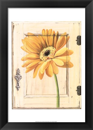 Framed Daisy Door Print