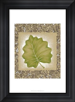 Framed Exotic Palm Leaf I Print