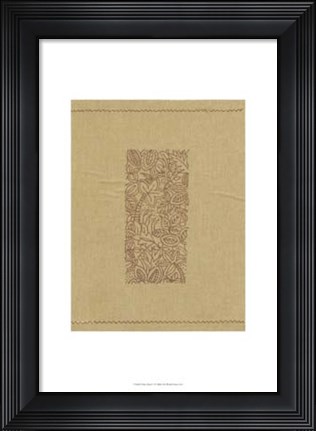 Framed Palm Motif I Print