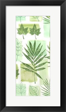 Framed Leaf Impressions VI Print