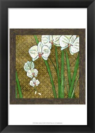 Framed Exotic Garden I Print