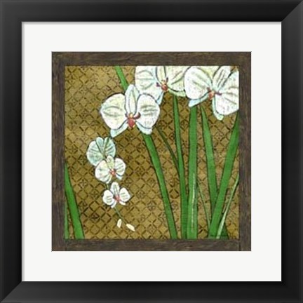 Framed Exotic Garden I Print