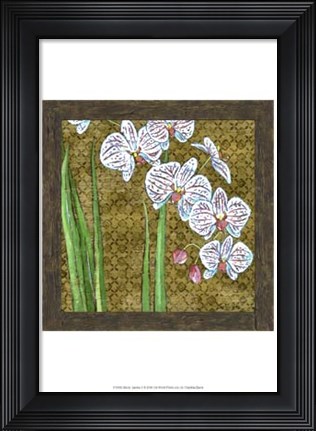 Framed Exotic Garden II Print