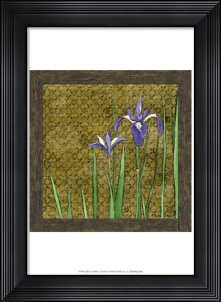 Framed Exotic Garden III Print