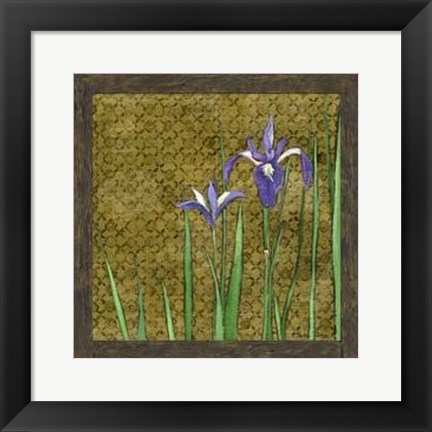 Framed Exotic Garden III Print