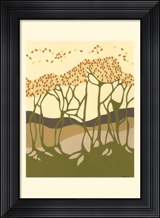 Framed Living Wilderness I Print