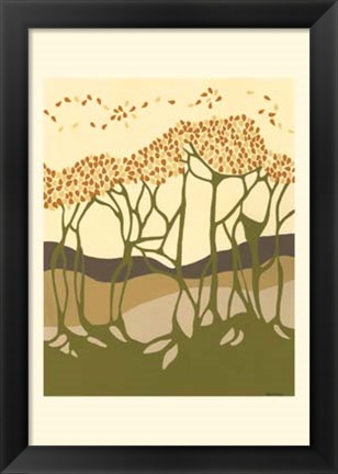 Framed Living Wilderness I Print