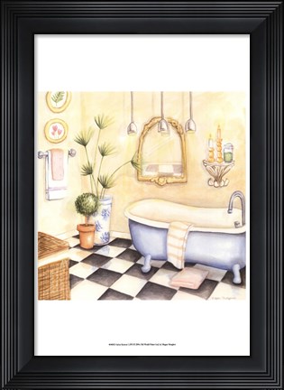 Framed Salon Retreat I Print