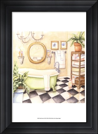 Framed Salon Retreat II Print