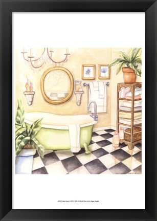 Framed Salon Retreat II Print