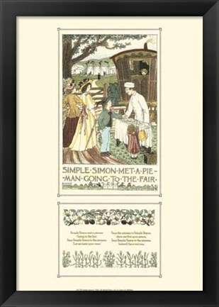 Framed Simple Simon Print
