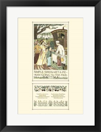 Framed Simple Simon Print