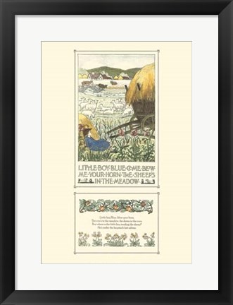 Framed Little Boy Blue Print