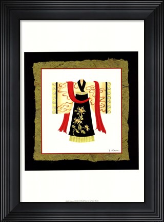 Framed Kimono I Print