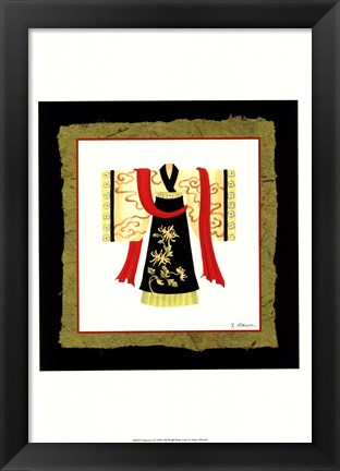 Framed Kimono I Print