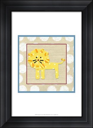 Framed Katherine&#39;s Lion Print