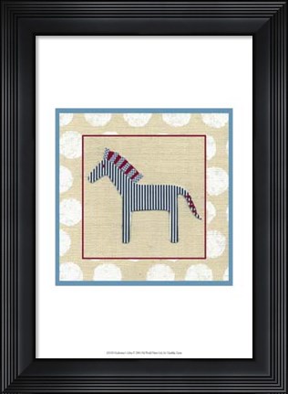 Framed Katherine&#39;s Zebra Print