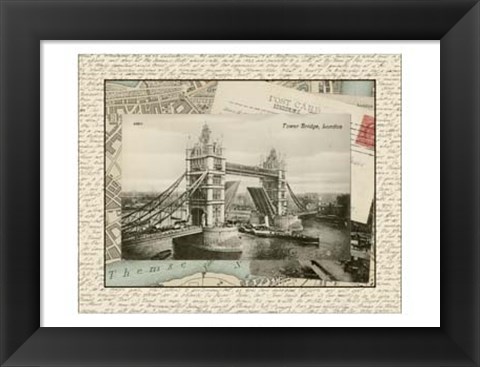 Framed London Bridge Print