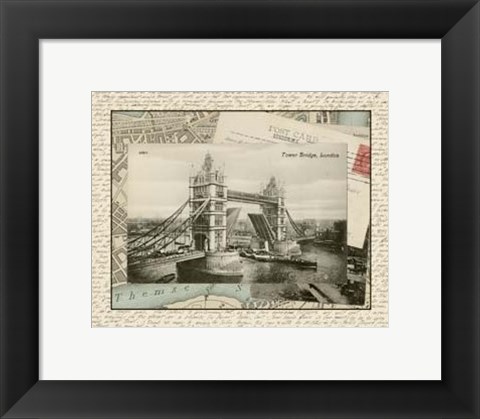 Framed London Bridge Print