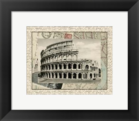 Framed Colosseum Print