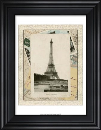 Framed Eiffel Tower Print
