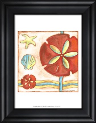 Framed Pop Shells III Print