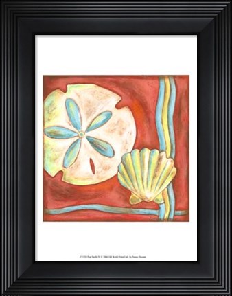 Framed Pop Shells IV Print