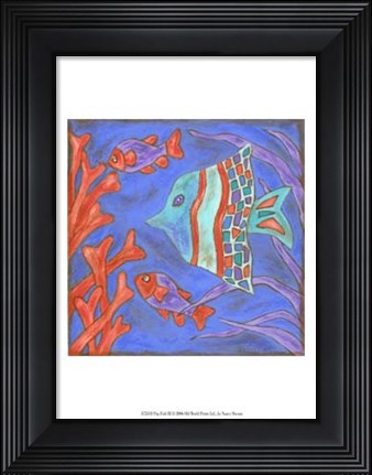 Framed Pop Fish III Print