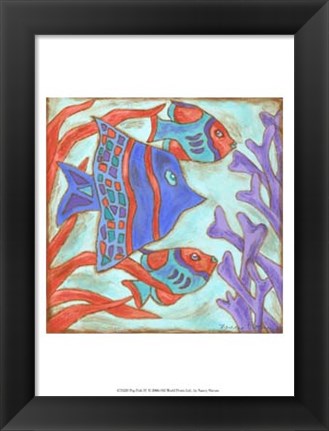 Framed Pop Fish IV Print