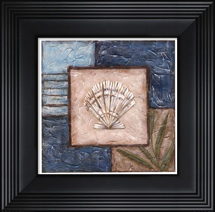 Framed Shell Montage II Print