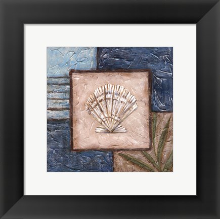 Framed Shell Montage II Print