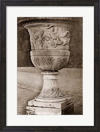 Framed Versailles Urn I Print