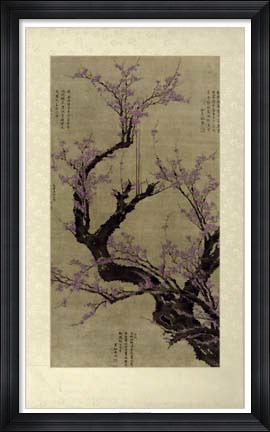 Framed Plum Blossom Tree Print