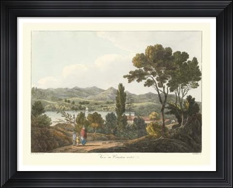 Framed English Countryside I Print