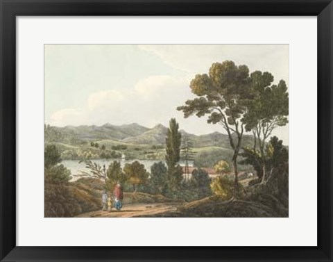 Framed English Countryside I Print