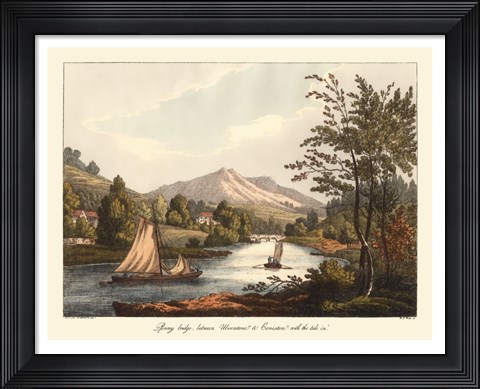 Framed English Countryside II Print