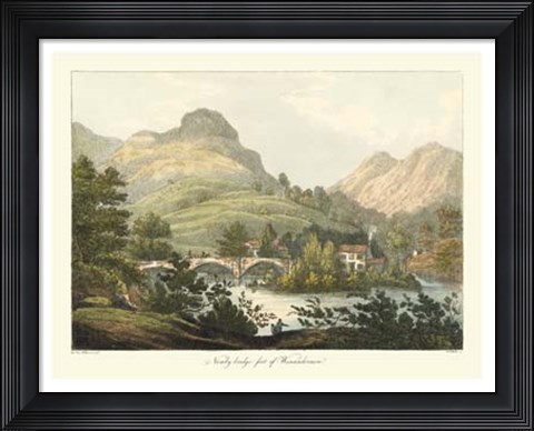 Framed English Countryside III Print