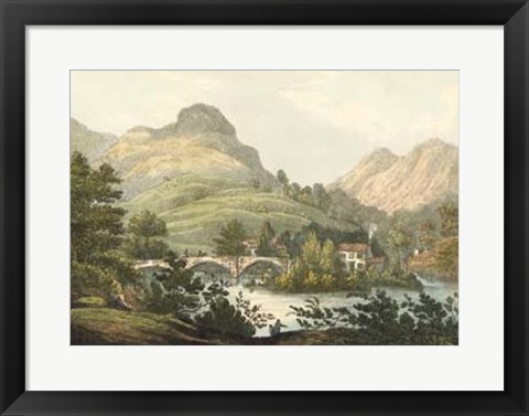 Framed English Countryside III Print