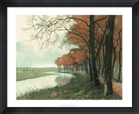 Framed Autumn Landscape II Print