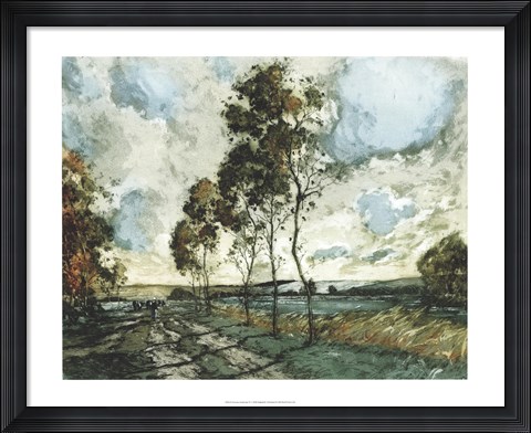 Framed Autumn Landscape IV Print
